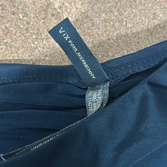 ViX Paula Hermanny MACRAMÉ FRINGE TIES BIKINI Set in Black small - Picture 11 of 16